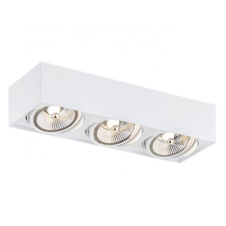 Plafoniere cu spoturi, Spoturi aplicate - Plafoniera Spot aplicat tavan directionabil RODOS PLUS 3 alba
