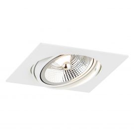Spoturi tavan fals - Spot incastrat directionabil tavan fals OLIMP PLUS 1 alb