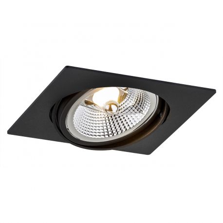 Spoturi tavan fals - Spot incastrat directionabil tavan fals OLIMP PLUS 1 negru