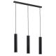 Pendule, Lustre suspendate - Lustra moderna cu 3 spoturi tubulare GOMERA PLUS negru