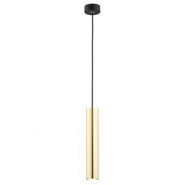 Pendul modern cu spot tubular GOMERA PLUS alama