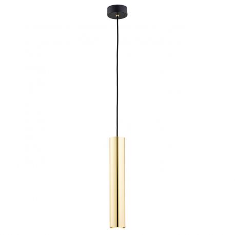 Pendule, Lustre suspendate - Pendul modern cu spot tubular GOMERA PLUS alama