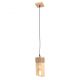 Pendule, Lustre suspendate - Pendul rustic fabricat manual din lemn Rodos