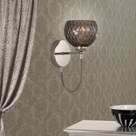 Aplice, corpuri de iluminat pentru pereti - Aplica de perete moderna design italian 10003 fumuriu