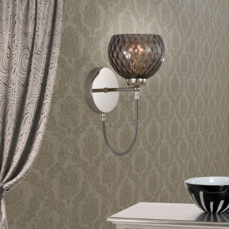 Aplice, corpuri de iluminat pentru pereti - Aplica de perete moderna design italian 10003 fumuriu