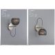 Aplice, corpuri de iluminat pentru pereti - Aplica de perete moderna design italian 10003 fumuriu