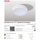 Plafoniere - Plafoniera LED cu telecomanda MONZA R 30 CCT WH