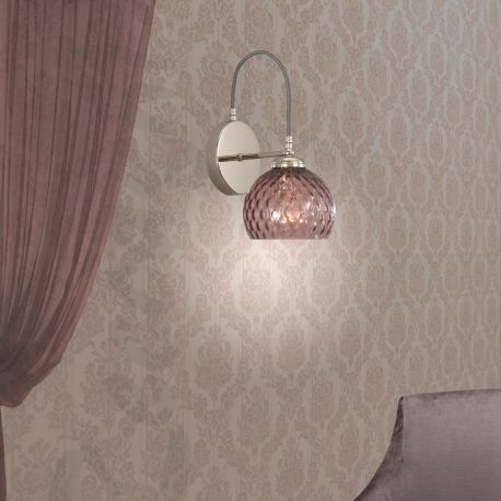Aplice, corpuri de iluminat pentru pereti - Aplica de perete moderna design italian 10006 Amethyst