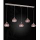 Pendule, Lustre suspendate - Lustra moderna cu 5 pendule design italian 10006 Amethyst