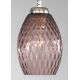 Pendule, Lustre suspendate - Lustra moderna cu 3 pendule design italian 10008 Amethyst