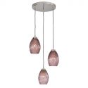 Lustra moderna cu 3 pendule design italian 10008 Amethyst