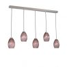 Lustra moderna cu 5 pendule design italian 10008 Amethyst