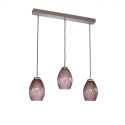 Lustra moderna cu 3 pendule design italian 10008 Amethyst