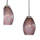 Pendule, Lustre suspendate - Lustra moderna cu 3 pendule design italian 10008 Amethyst