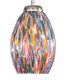 Pendule, Lustre suspendate - Lustra moderna cu 5 pendule din sticla Murrina 10009