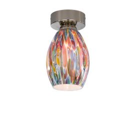 Pendule, Lustre suspendate - Plafoniera moderna din sticla Murrina 10009