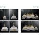 Lustre Cristal Scholer - Lustra design clasic realizata manual din alama si Cristal Scholer 6200