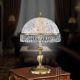 Veioze - Lampa de masa design clasic realizata manual din alama si Cristal Scholer 6200