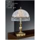 Veioze - Lampa de masa design clasic realizata manual din alama si Cristal Scholer 6200