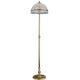Lampa de podea design clasic realizata manual din alama si Cristal Scholer 6200 