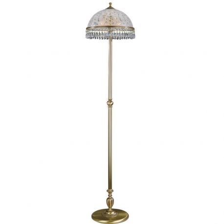 Lampadare - Lampa de podea design clasic realizata manual din alama si Cristal Scholer 6200