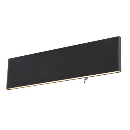 Aplice, corpuri de iluminat pentru pereti - Aplica LED cu iluminat ambiental sus/jos SIEGFRIED negru 12W