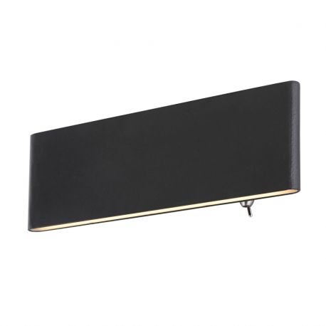 Aplice, corpuri de iluminat pentru pereti - Aplica LED cu iluminat ambiental sus/jos SIEGFRIED negru 8W