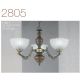 Candelabre, Lustre - Candelabru clasic cu 5 brate design italian 2805