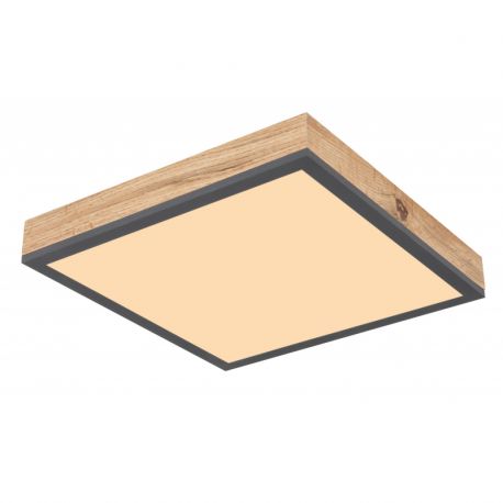 Plafoniere - Plafoniera LED cu aspect lemn design slim DORO 12W