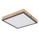 Plafoniere - Plafoniera LED cu aspect lemn design slim DORO 12W