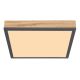 Plafoniere - Plafoniera LED cu aspect lemn design slim DORO 12W