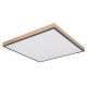 Plafoniere - Plafoniera LED cu aspect lemn design slim DORO 36W
