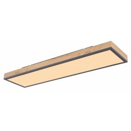 Plafoniere - Plafoniera LED cu aspect lemn design dreptunghiular DORO 24W
