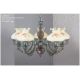 Candelabre, Lustre - Candelabru clasic cu 5 brate design italian din alama cu lemn 2812