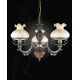 Candelabre, Lustre - Candelabru clasic cu 3 brate design italian din alama cu lemn 2812