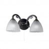 Aplica de perete design italian din alama cu lemn 3510