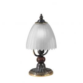 Veioze - Veioza, Lampa de masa design italian din alama cu lemn 3510