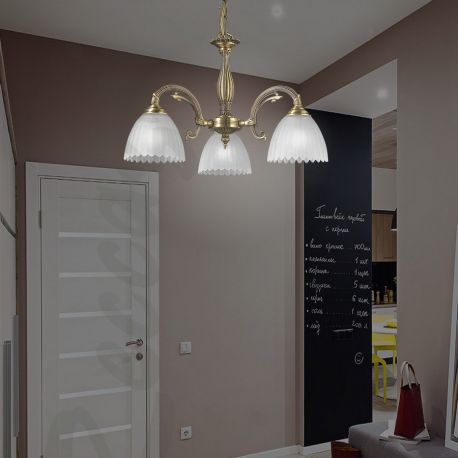 Candelabre, Lustre - Candelabru clasic 3 brate design italian realizat manual 3520