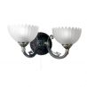 Aplica de perete design italian din alama cu lemn 3610