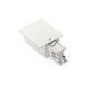 Accesoriu sina incastrabila, Conector dreapta cu alimentare LINK TRIM MAIN CONNECTOR END RIGHT ON-OFF WH