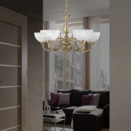 Candelabre, Lustre - Candelabru 5 brate design italian realizata manual 3620