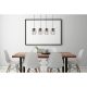 Pendule, Lustre suspendate - Lustra cu 4 Pendule minimaliste stil industrial Willa