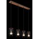 Pendule, Lustre suspendate - Lustra cu 4 Pendule minimaliste stil industrial Willa