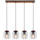 Pendule, Lustre suspendate - Lustra cu 4 Pendule minimaliste stil industrial Willa