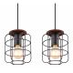 Pendule, Lustre suspendate - Lustra cu 4 Pendule minimaliste stil industrial Willa