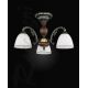 Lustre aplicate - Lustra rustica aplicata cu 3 brate design italian 3800