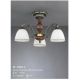 Lustre aplicate - Lustra rustica aplicata cu 3 brate design italian 3800