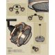 Pendule, Lustre suspendate - Lustra/ Pendul metal negru/auriu BELLONA