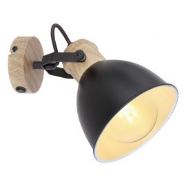 Aplice cu Spot - Aplica metal stil industrial WIHO negru/maro