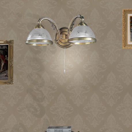 Aplice, corpuri de iluminat pentru pereti - Aplica de perete design italian realizata manual 3830